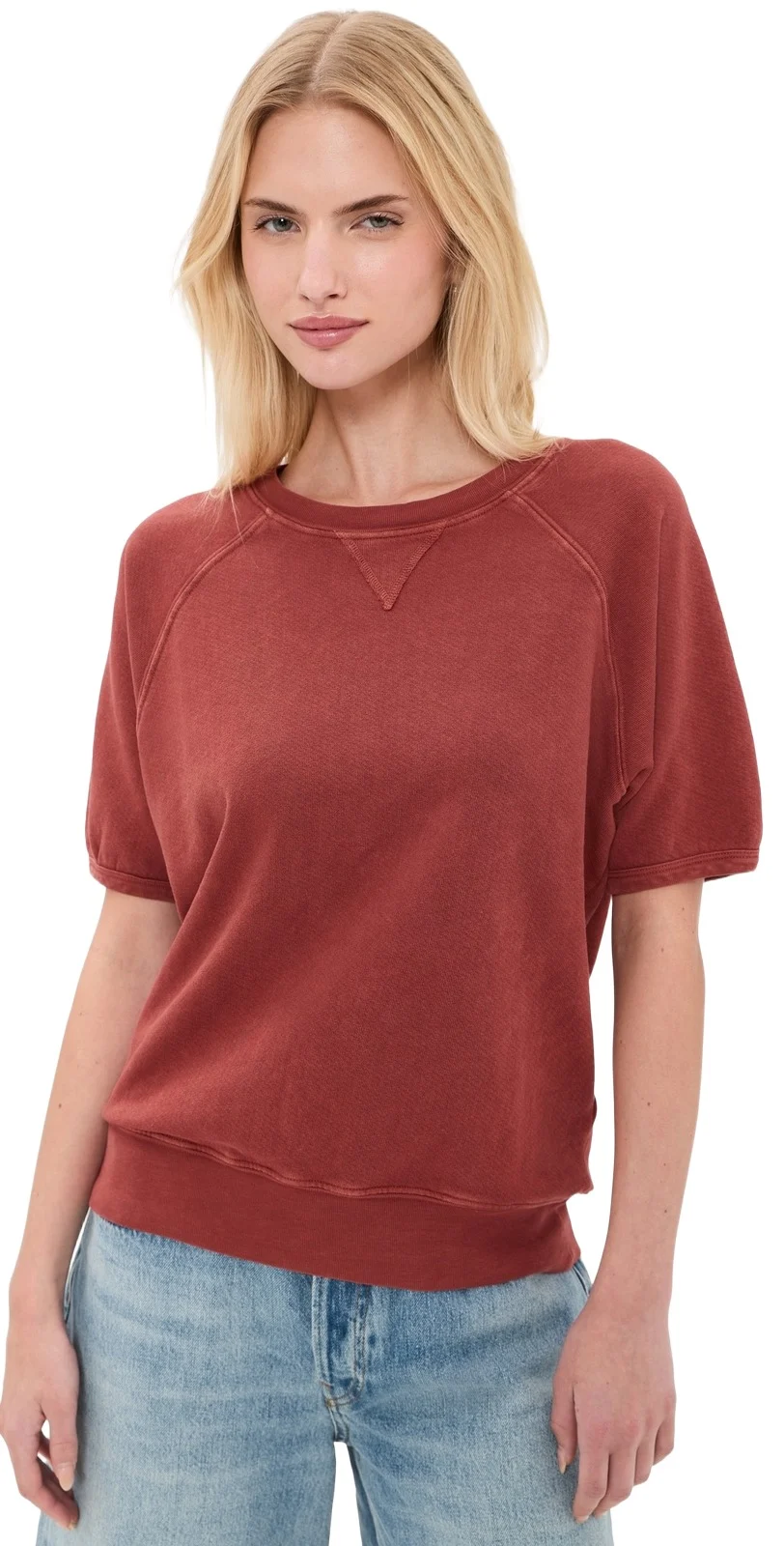 B SIDES Short Sleeve Sweatshirt