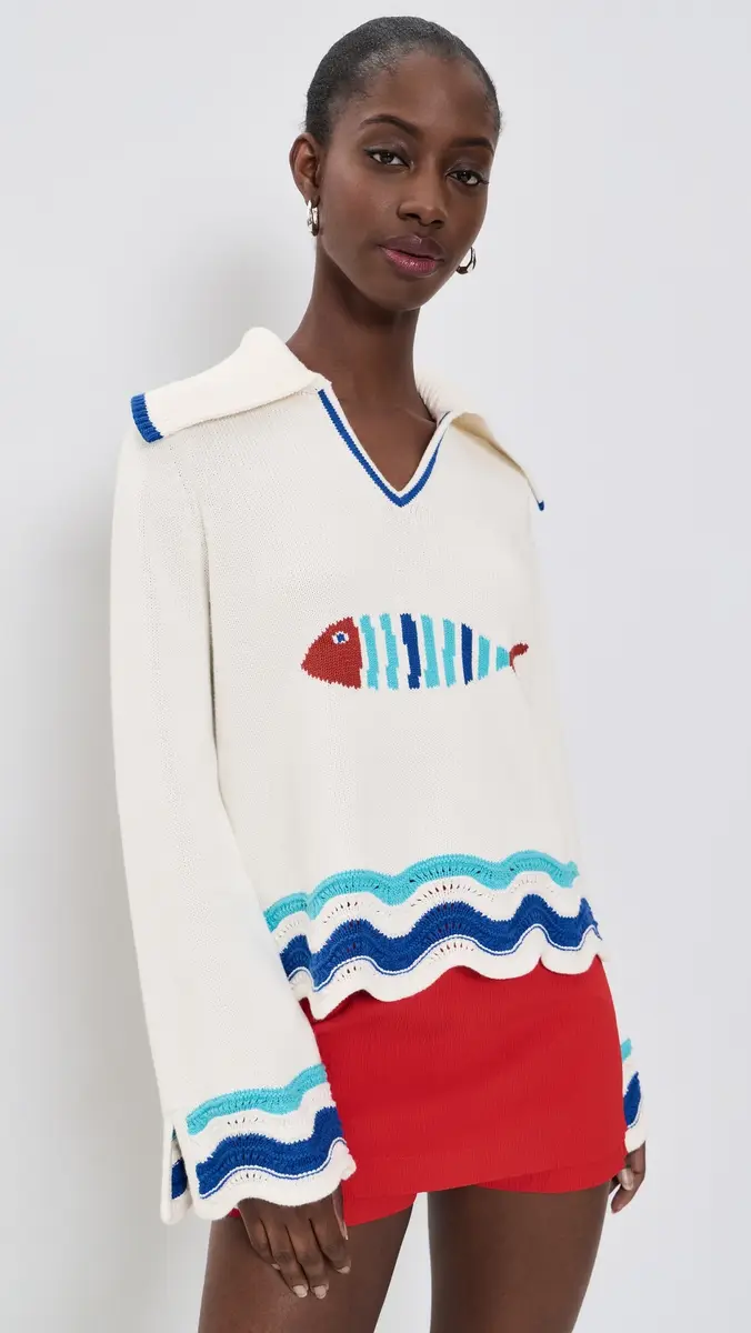 Solid & Striped Jack Fish Motif Sweater | Thumbnail 2