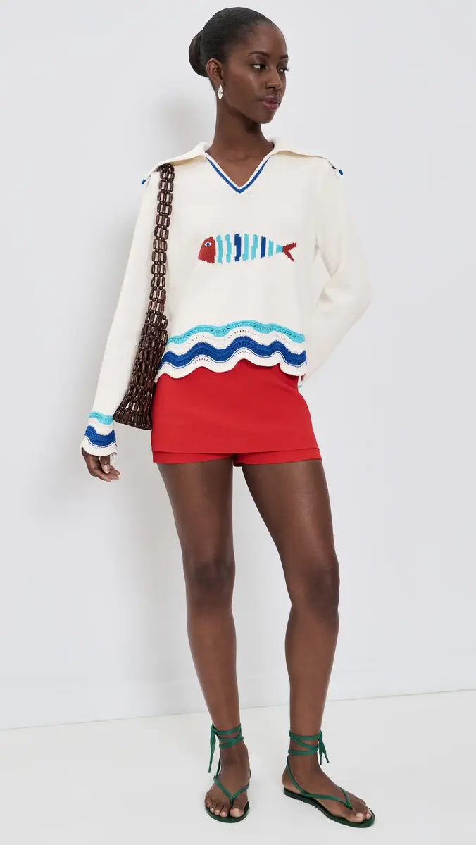 Solid & Striped Jack Fish Motif Sweater | Thumbnail 5