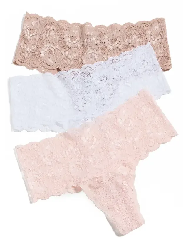 Never Say Never Comfy Thongs 3 Pack