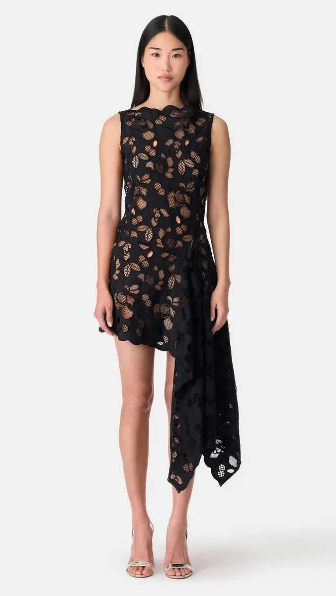 Monse Lace Asymmetrical Dress | Thumbnail 2 Monse Lace Asymmetrical Dress | Thumbnail 2