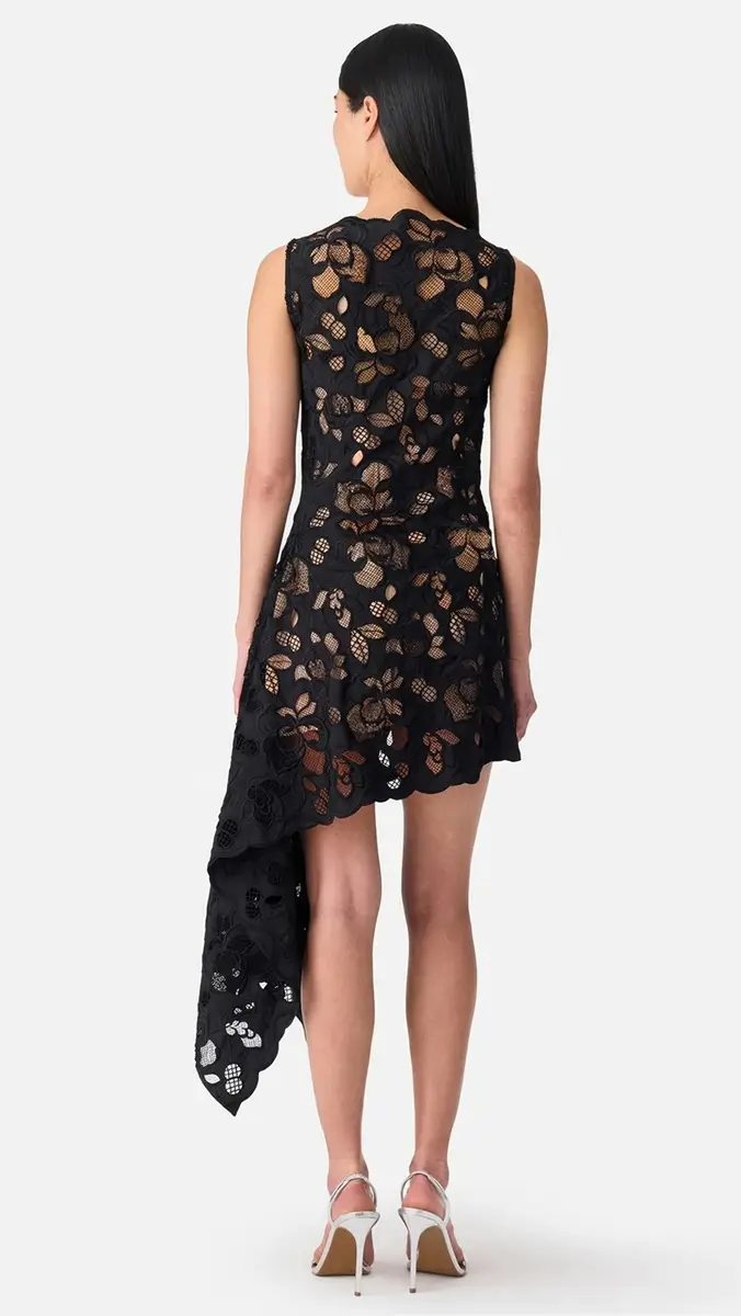 Monse Lace Asymmetrical Dress | Thumbnail 3 Monse Lace Asymmetrical Dress | Thumbnail 3