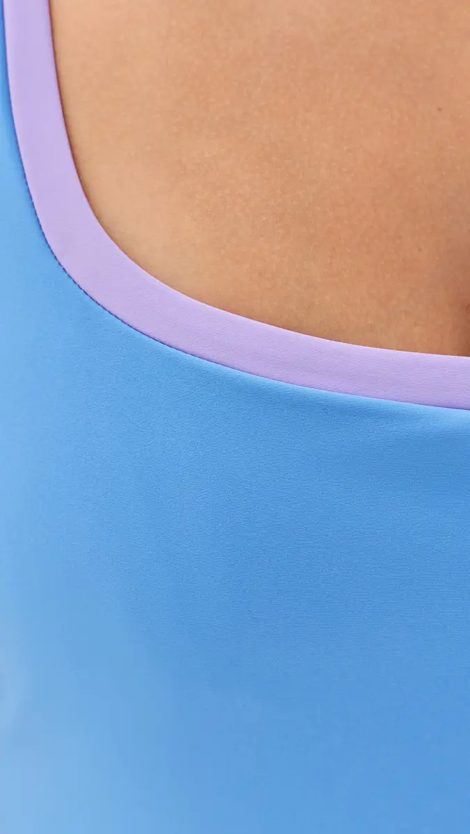 Stylest DreamSculpt Piped Square Neck Tank One Piece | Thumbnail 6 Stylest DreamSculpt Piped Square Neck Tank One Piece | Thumbnail 6