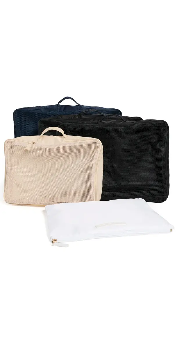 Stoney Clover Lane Packing Cube 5-Piece Set Neutral | Image 1 Stoney Clover Lane Packing Cube 5-Piece Set Neutral | Image 1