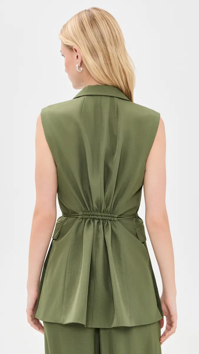 Theory 3 Button Slash Vest | Thumbnail 3 Theory 3 Button Slash Vest | Thumbnail 3