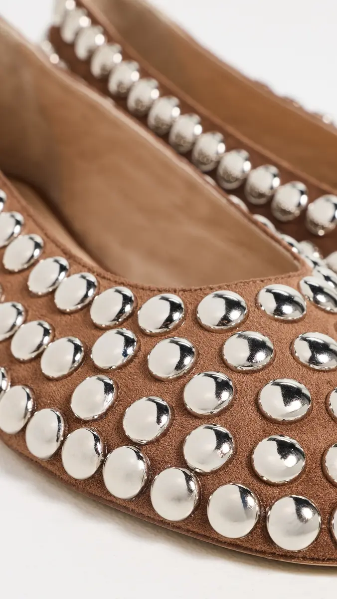 Rabanne Studded Ballerina Flats | Thumbnail 6