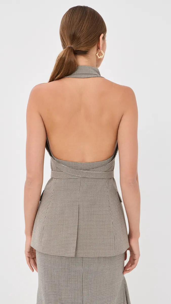 Monse Cross Lapel Vest Jacket | Thumbnail 3 Monse Cross Lapel Vest Jacket | Thumbnail 3