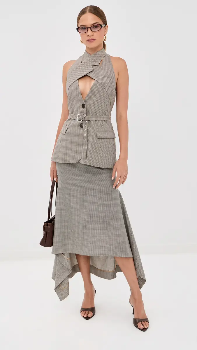 Monse Cross Lapel Vest Jacket | Thumbnail 5 Monse Cross Lapel Vest Jacket | Thumbnail 5