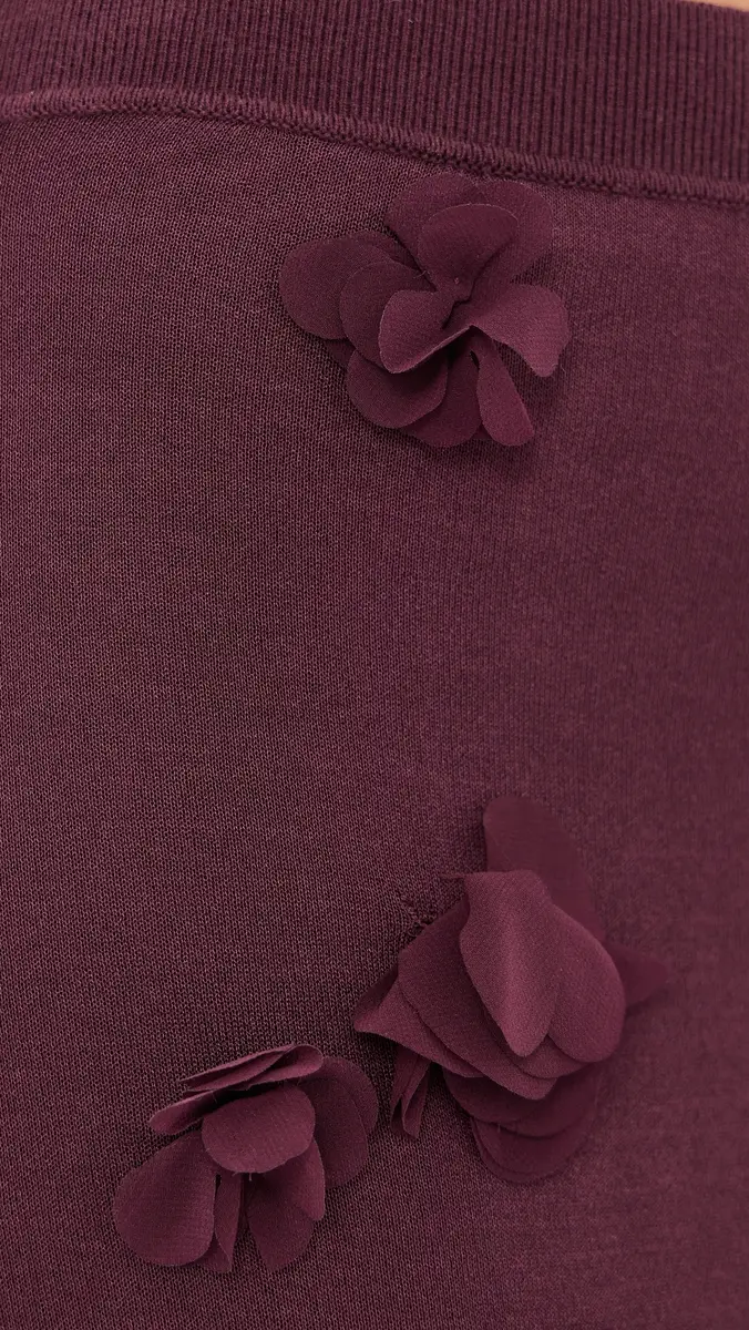 Simkhai Cora Floral Applique Midi Skirt | Thumbnail 6 Simkhai Cora Floral Applique Midi Skirt | Thumbnail 6