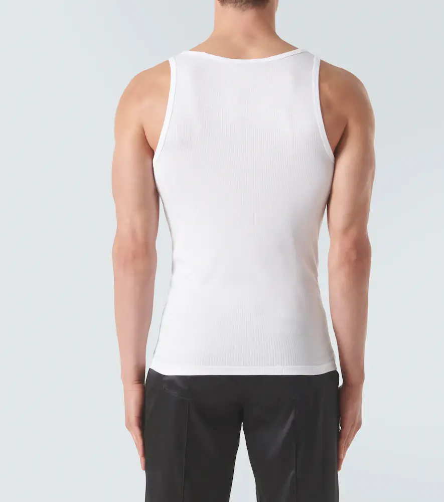 Tom Ford Ribbed-knit cotton-blend tank top | Thumbnail 2