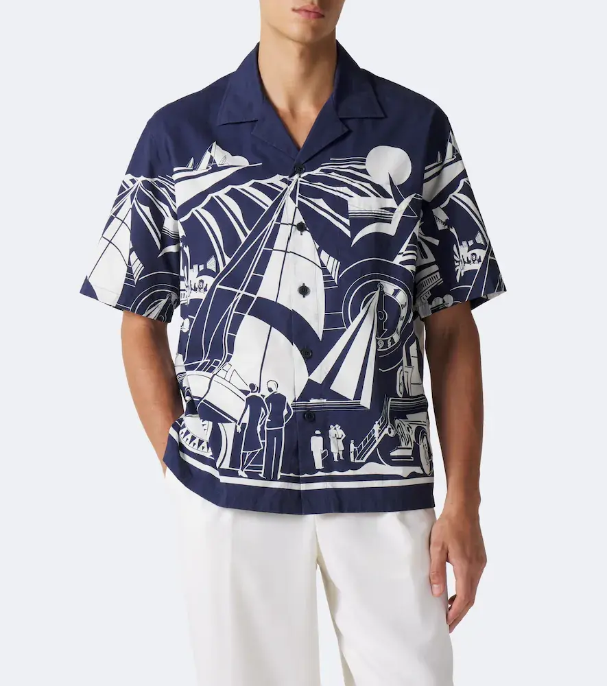 Ralph Lauren Purple Label Printed cotton shirt | Thumbnail 4 Ralph Lauren Purple Label Printed cotton shirt | Thumbnail 4