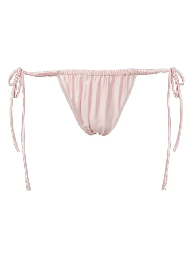 Brazil ruched bikini bottoms