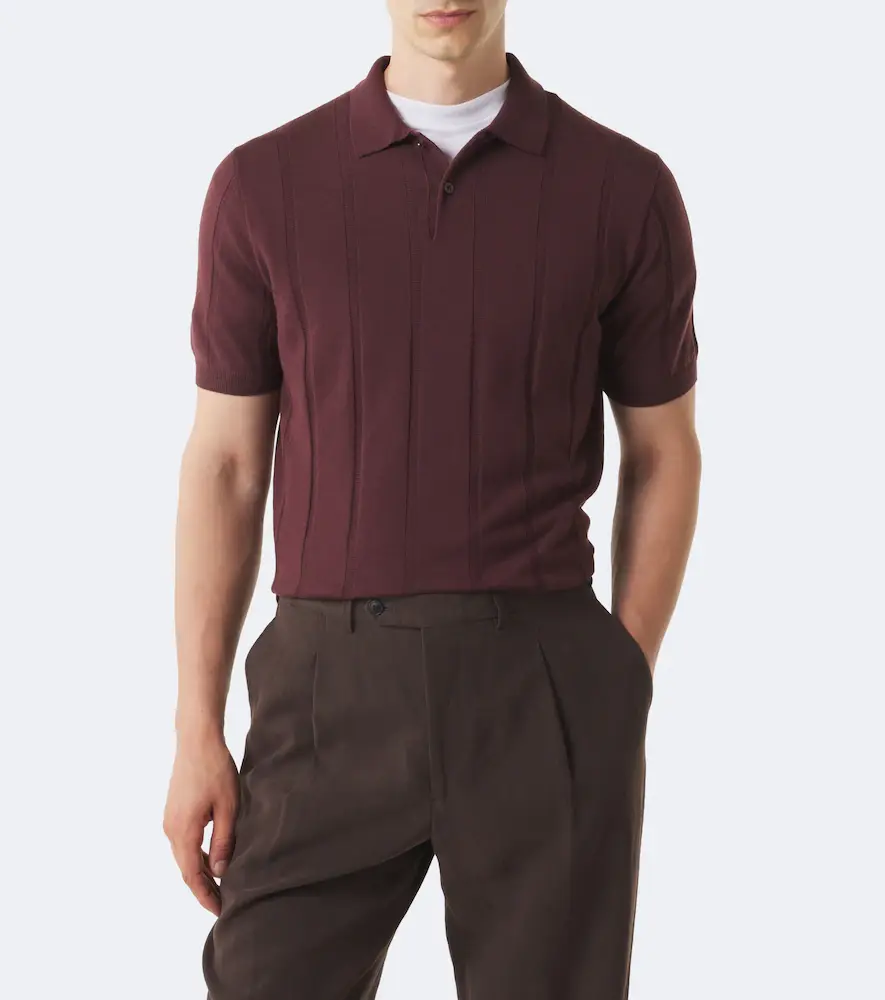 Canali Virgin wool polo shirt | Thumbnail 4 Canali Virgin wool polo shirt | Thumbnail 4