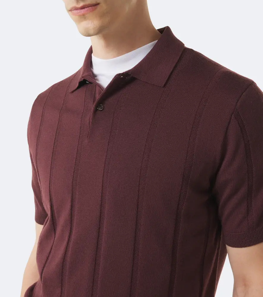 Canali Virgin wool polo shirt | Thumbnail 5 Canali Virgin wool polo shirt | Thumbnail 5