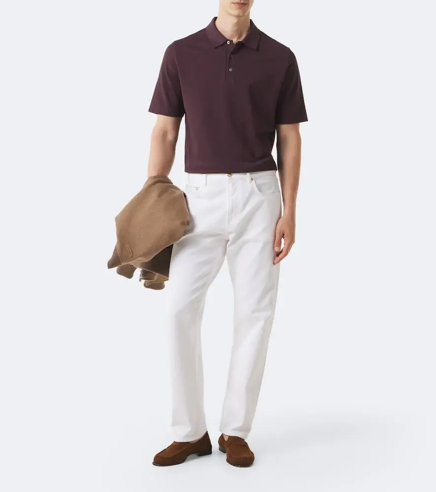 Canali Cotton polo shirt | Thumbnail 2 Canali Cotton polo shirt | Thumbnail 2