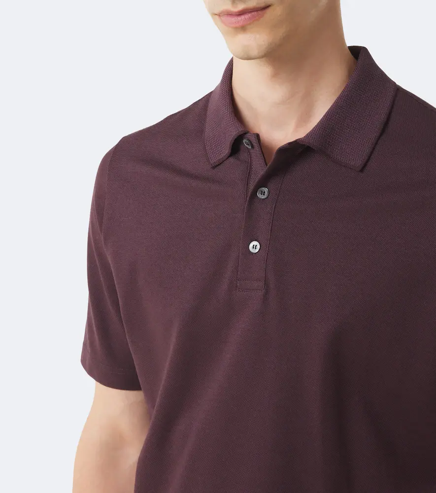 Canali Cotton polo shirt | Thumbnail 4 Canali Cotton polo shirt | Thumbnail 4