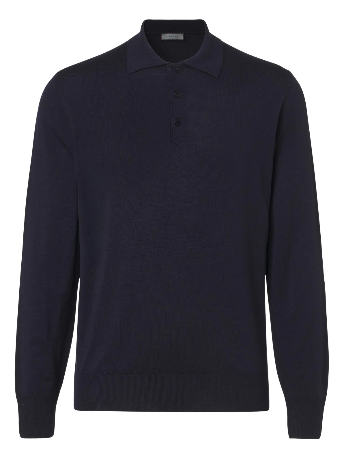 Wool polo shirt