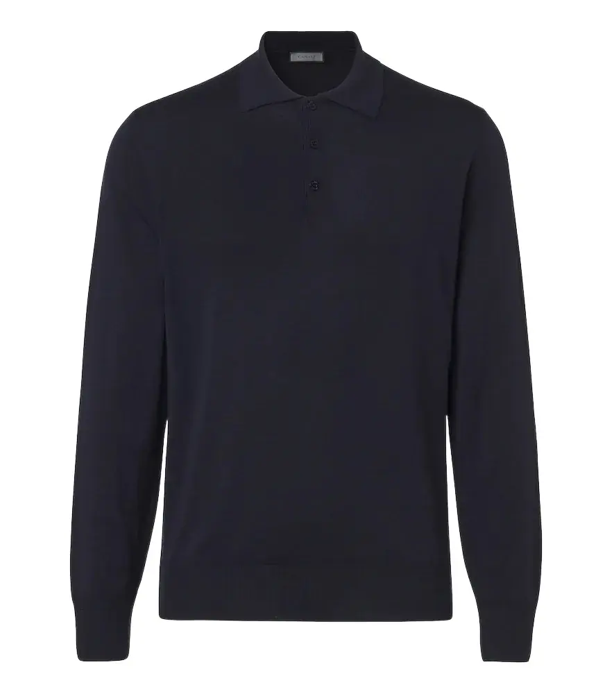 Canali Wool polo shirt | Image 1 Canali Wool polo shirt | Image 1