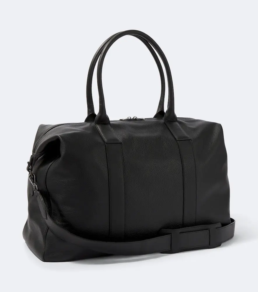 Canali Leather duffel bag | Thumbnail 3 Canali Leather duffel bag | Thumbnail 3