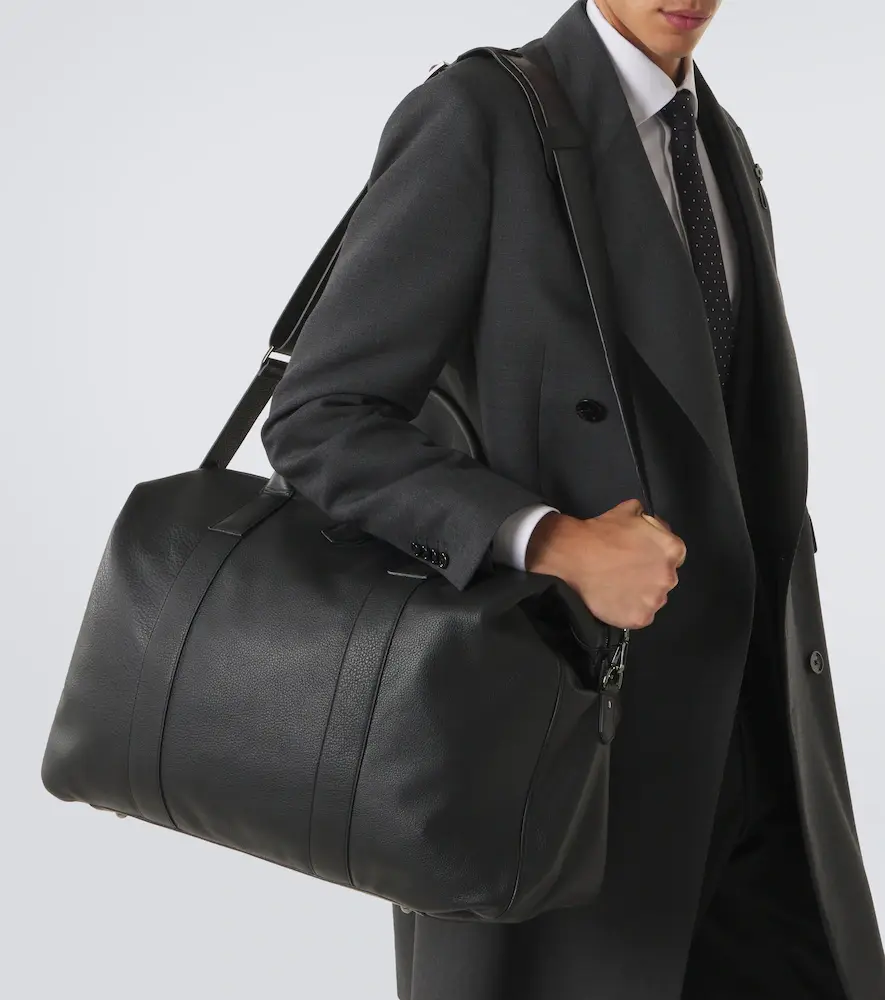 Canali Leather duffel bag | Thumbnail 5 Canali Leather duffel bag | Thumbnail 5