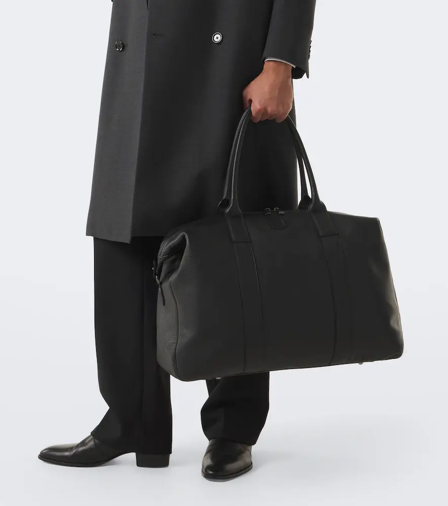 Canali Leather duffel bag | Thumbnail 6 Canali Leather duffel bag | Thumbnail 6