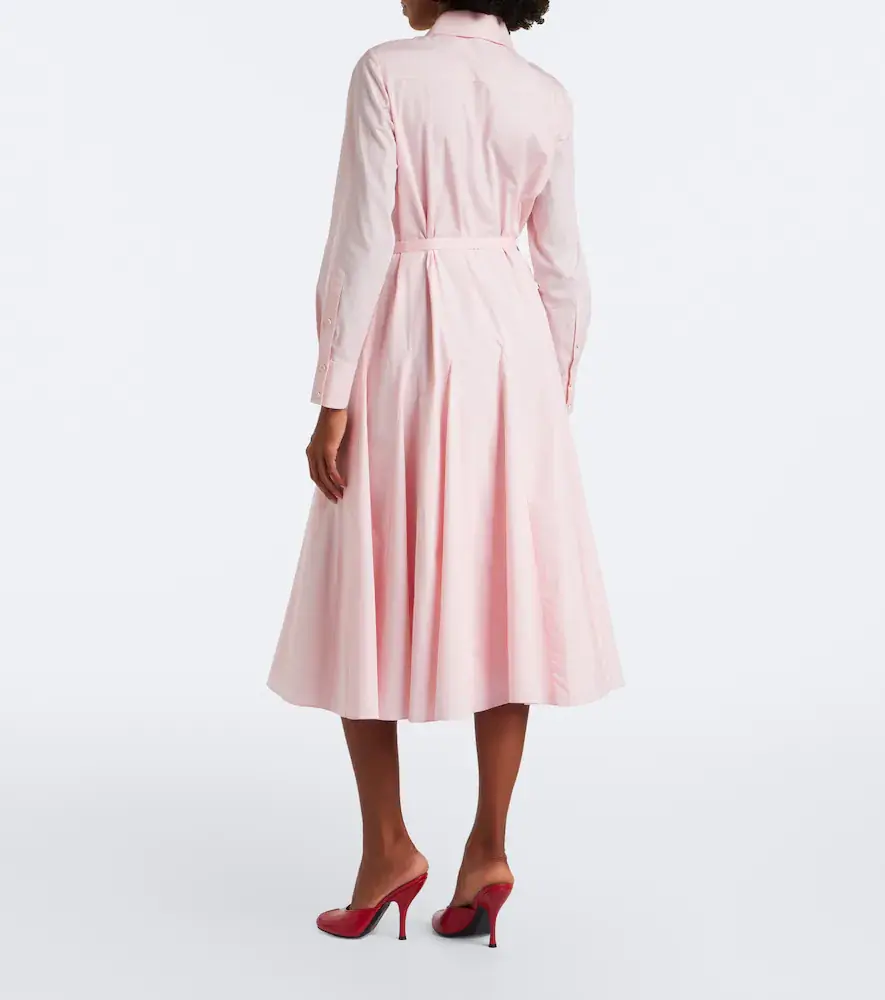 Emilia Wickstead Marione belted cotton shirt dress | Thumbnail 5 Emilia Wickstead Marione belted cotton shirt dress | Thumbnail 5