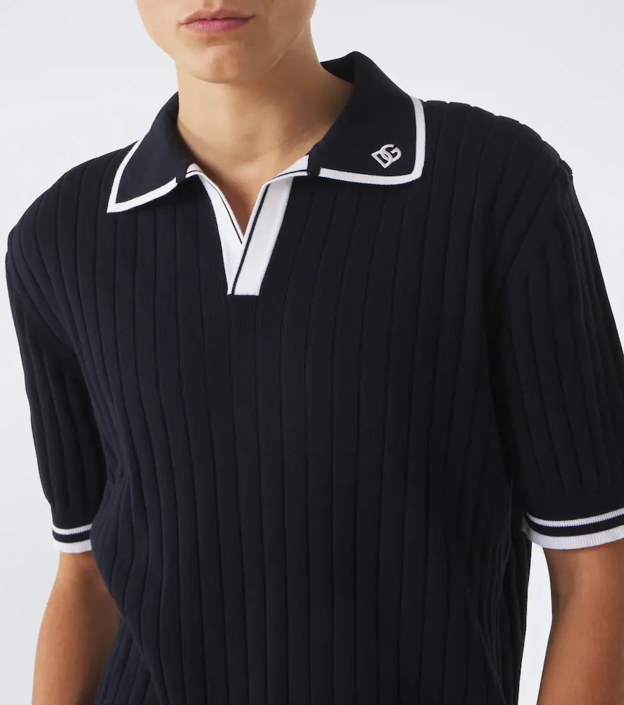 Dolce & Gabbana DG cotton polo shirt | Thumbnail 5