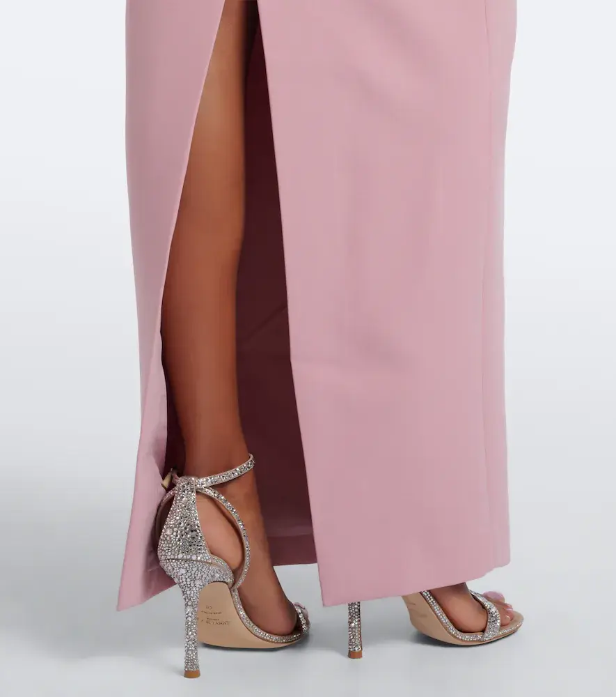 RACHEL GILBERT Malia embellished crêpe corset gown | Thumbnail 2