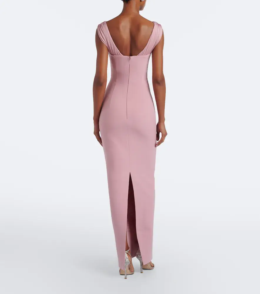 RACHEL GILBERT Malia embellished crêpe corset gown | Thumbnail 4