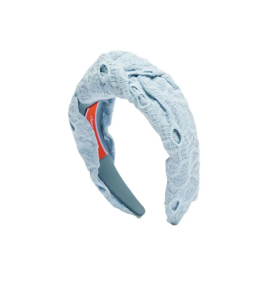 La DoubleJ Knotted printed cotton headband | Image 1 La DoubleJ Knotted printed cotton headband | Image 1