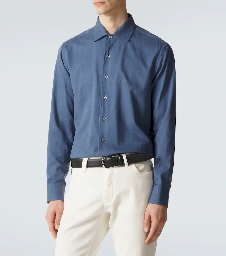 Brioni Marcello cotton shirt | Thumbnail 3 Brioni Marcello cotton shirt | Thumbnail 3