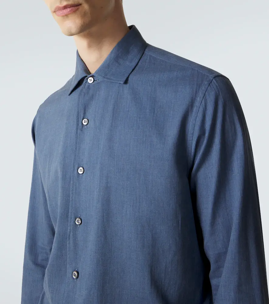 Brioni Marcello cotton shirt | Thumbnail 4 Brioni Marcello cotton shirt | Thumbnail 4