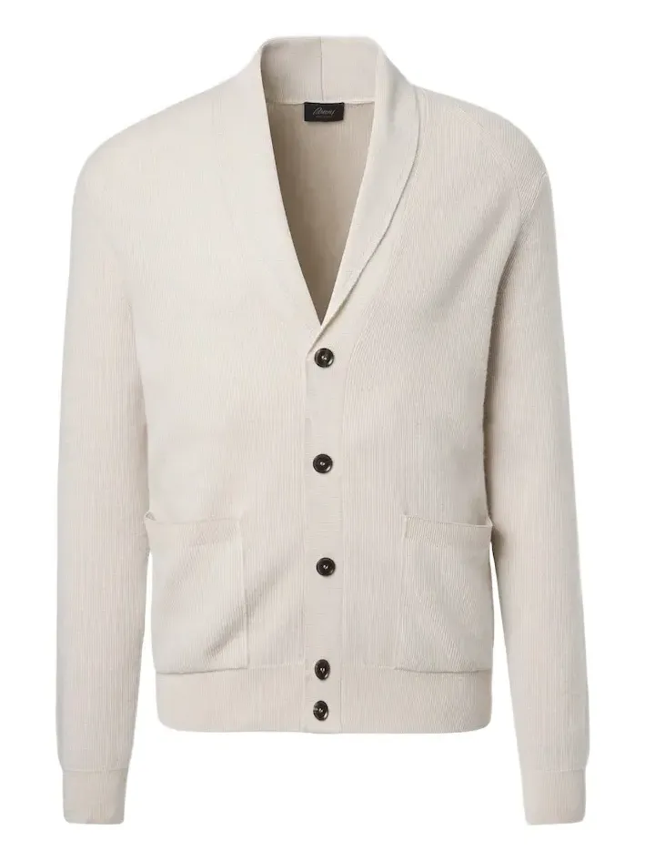 Cashmere and wool cardigan