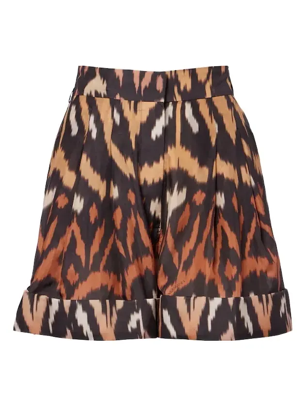 Zimmermann Aster printed silk habutai shorts
