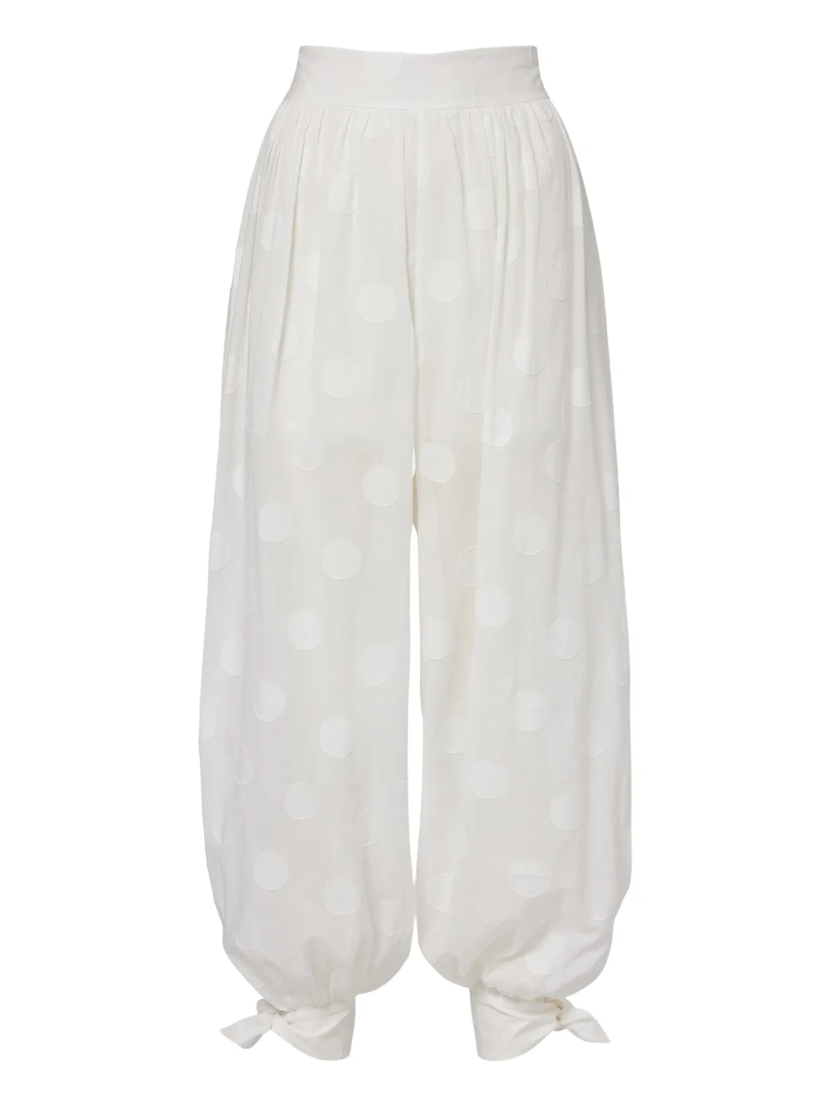 Zimmermann Solstice polka-dot cotton balloon pants