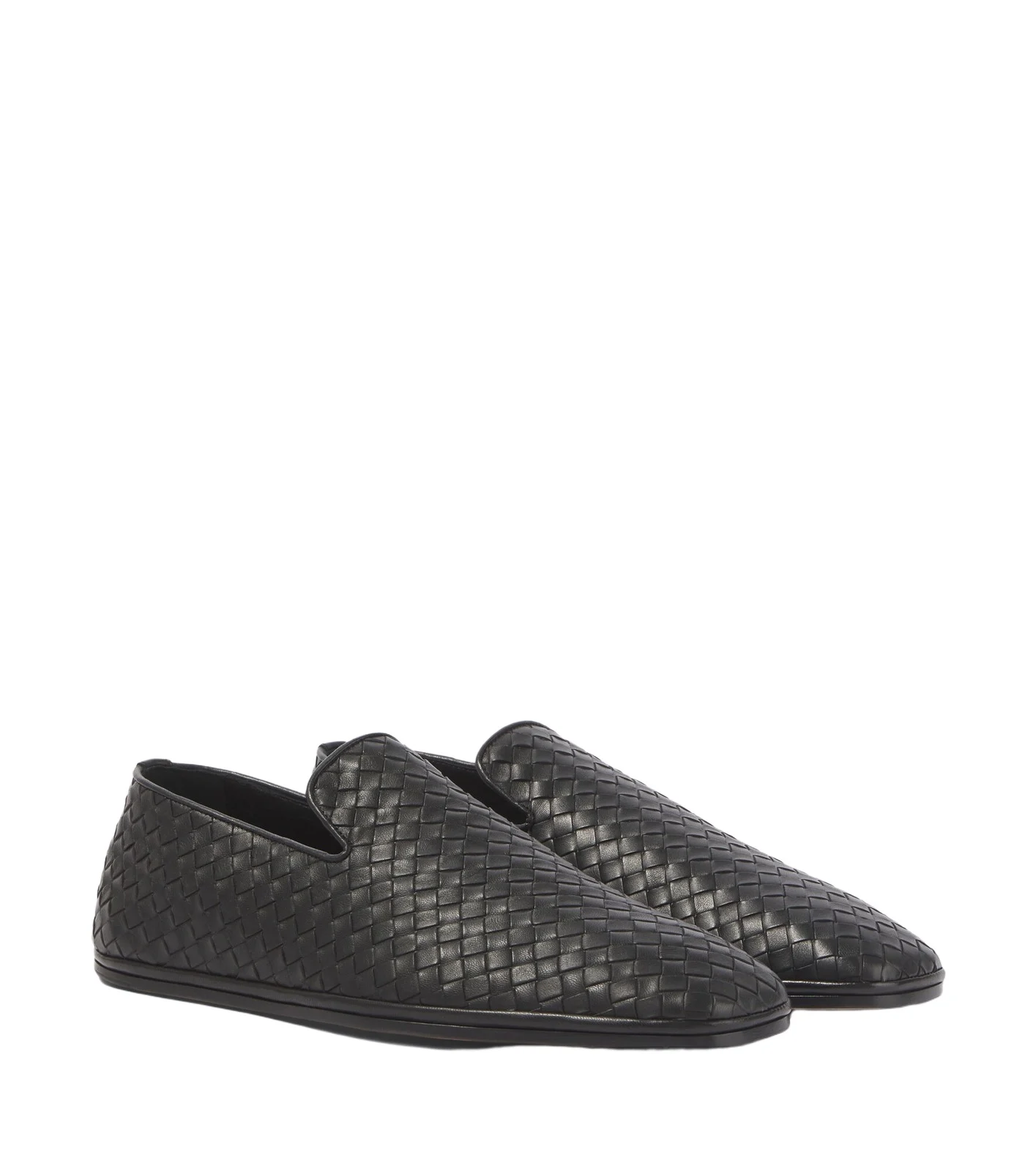 Palazzo Intrecciato leather slip-on shoes Palazzo Intrecciato leather slip-on shoes