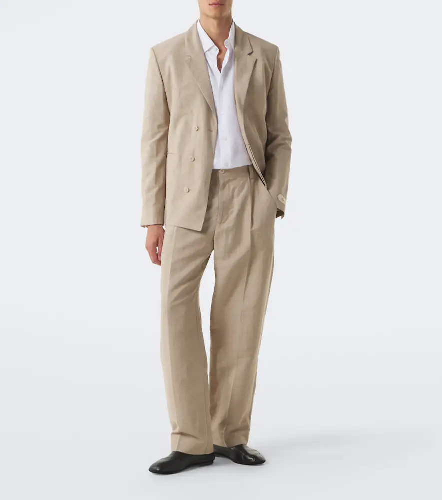 Jacquemus Croisière pleated linen-blend pants | Thumbnail 3 Jacquemus Croisière pleated linen-blend pants | Thumbnail 3