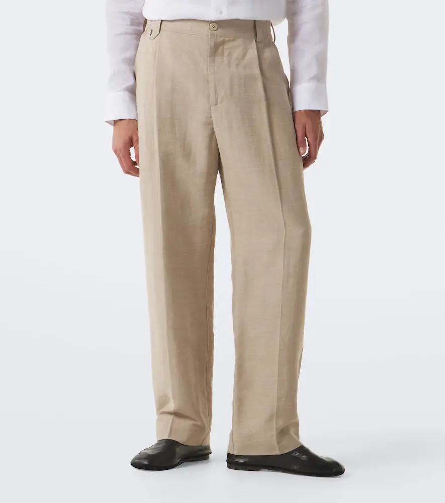 Jacquemus Croisière pleated linen-blend pants | Thumbnail 4 Jacquemus Croisière pleated linen-blend pants | Thumbnail 4