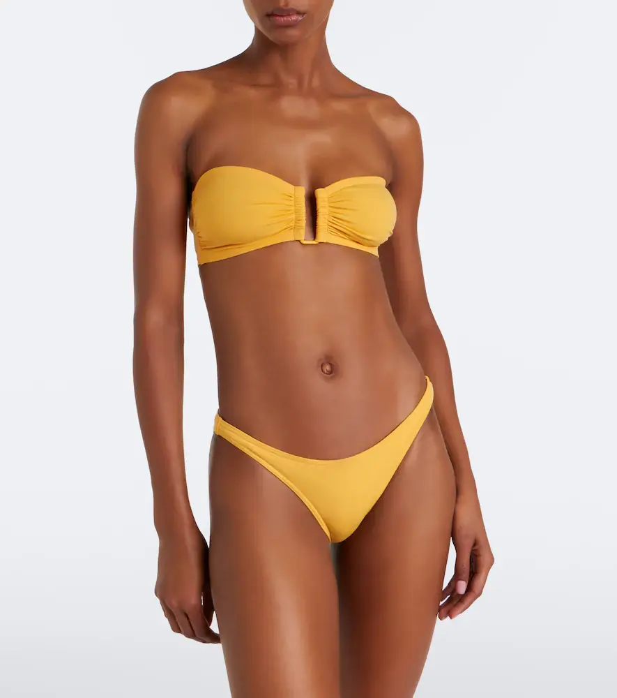 Eres Show gathered bandeau bikini top | Thumbnail 2