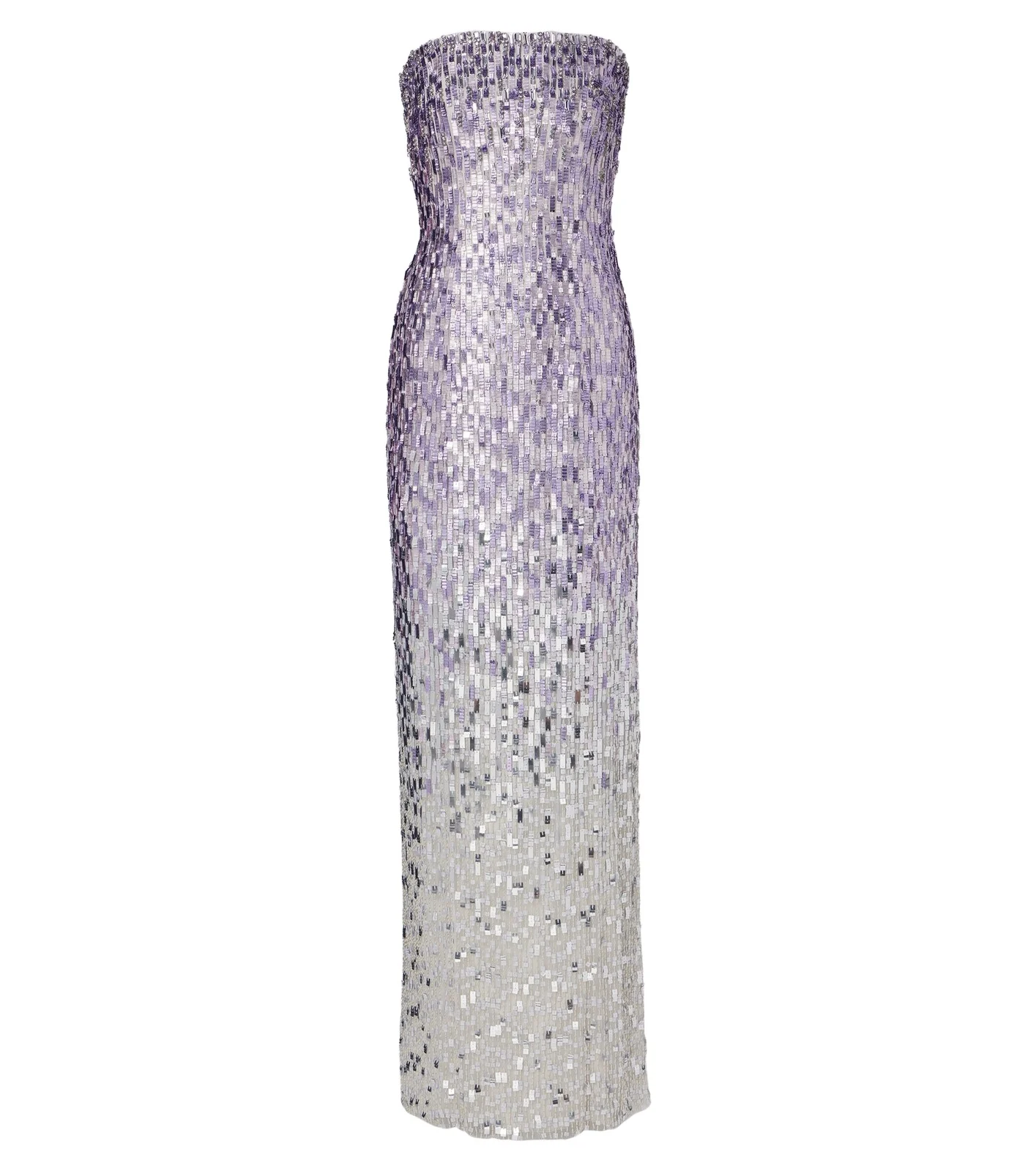 Lucille sequined strapless gown