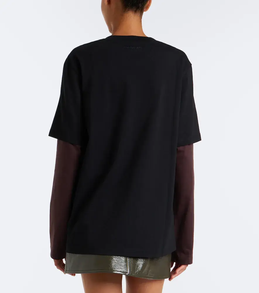 Courrèges Courrèges AC Double Sleeve cotton T-shirt | Thumbnail 2