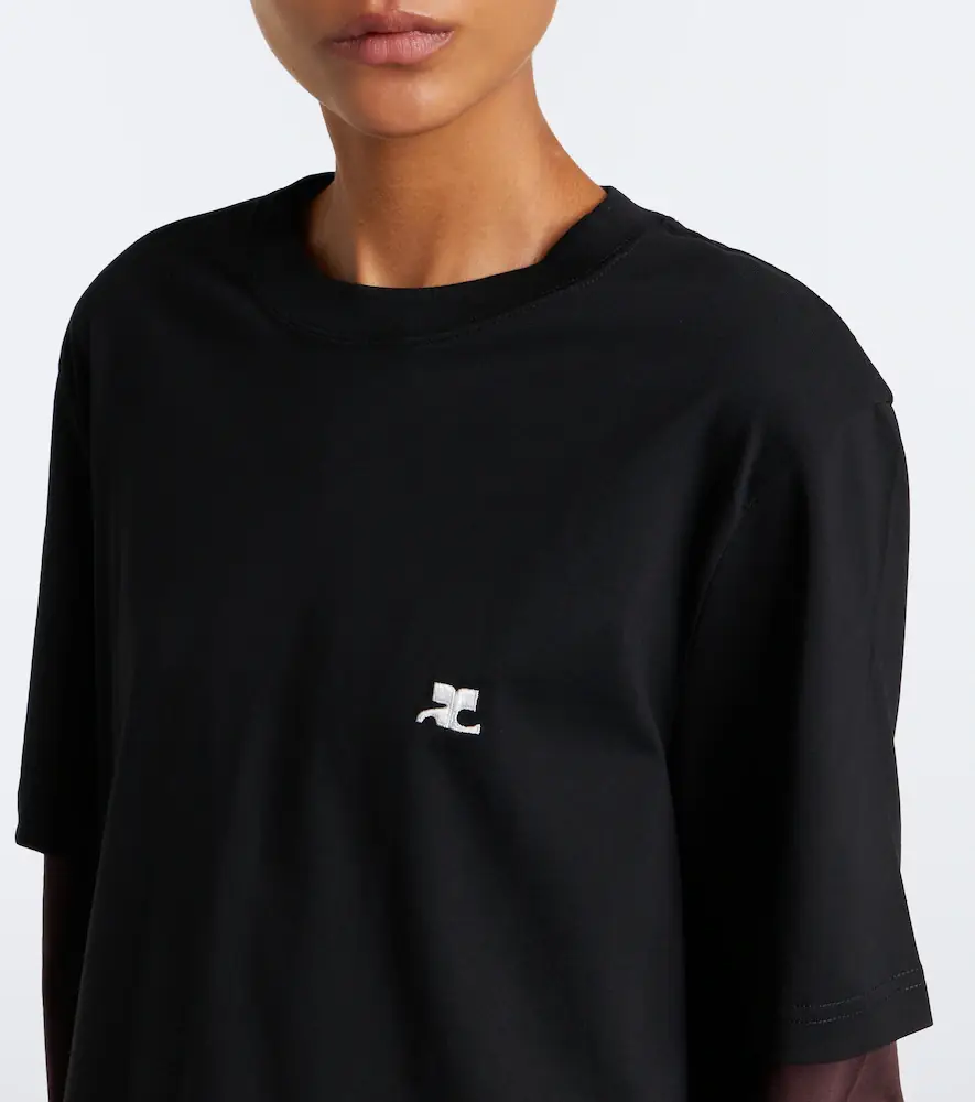 Courrèges Courrèges AC Double Sleeve cotton T-shirt | Thumbnail 5