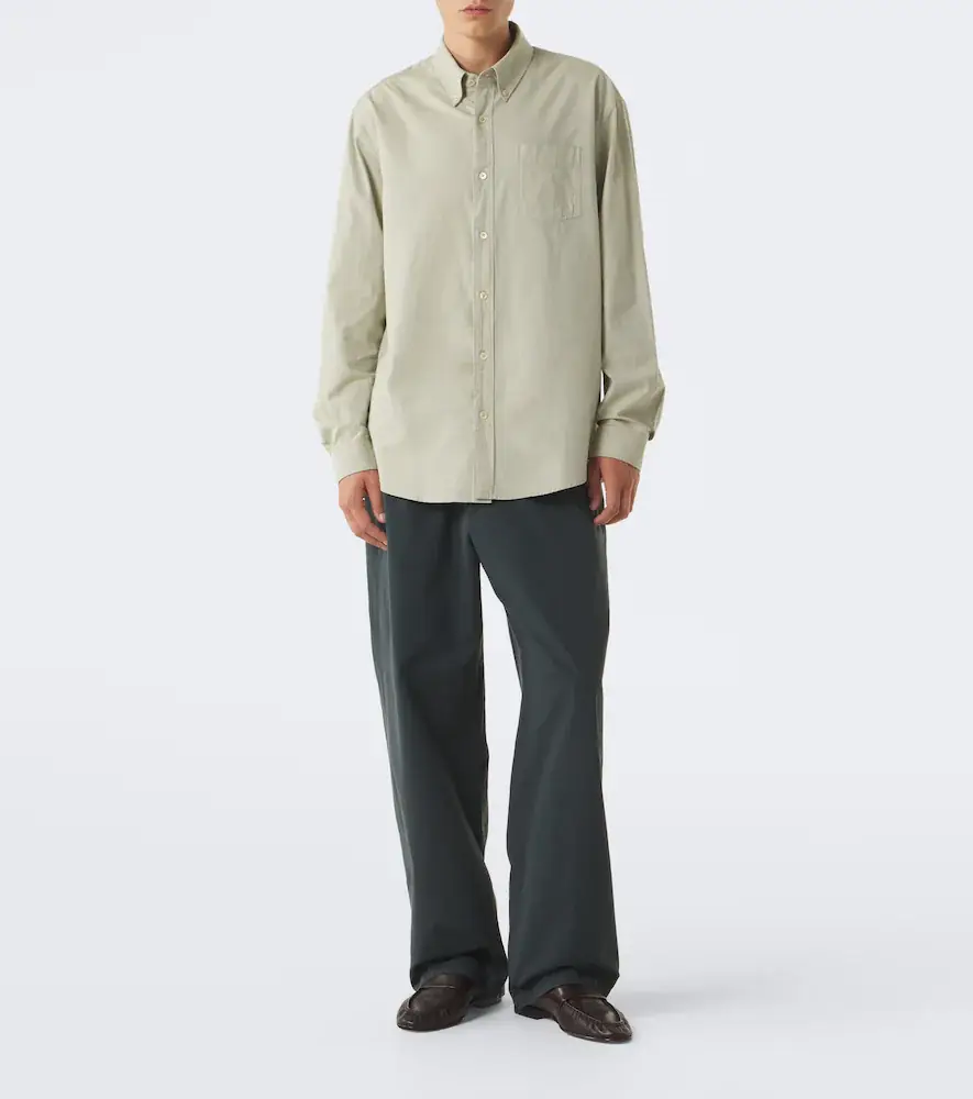 The Row Pompeo cotton chambray shirt | Thumbnail 2 The Row Pompeo cotton chambray shirt | Thumbnail 2