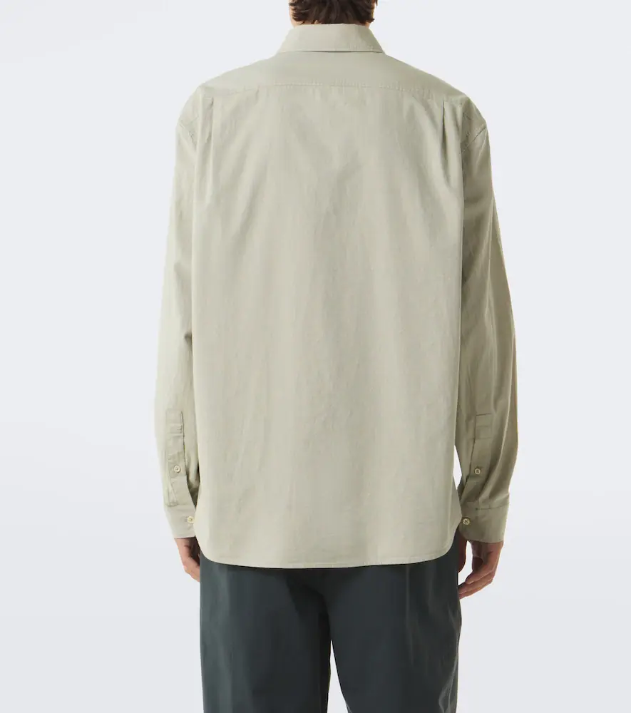 The Row Pompeo cotton chambray shirt | Thumbnail 4 The Row Pompeo cotton chambray shirt | Thumbnail 4