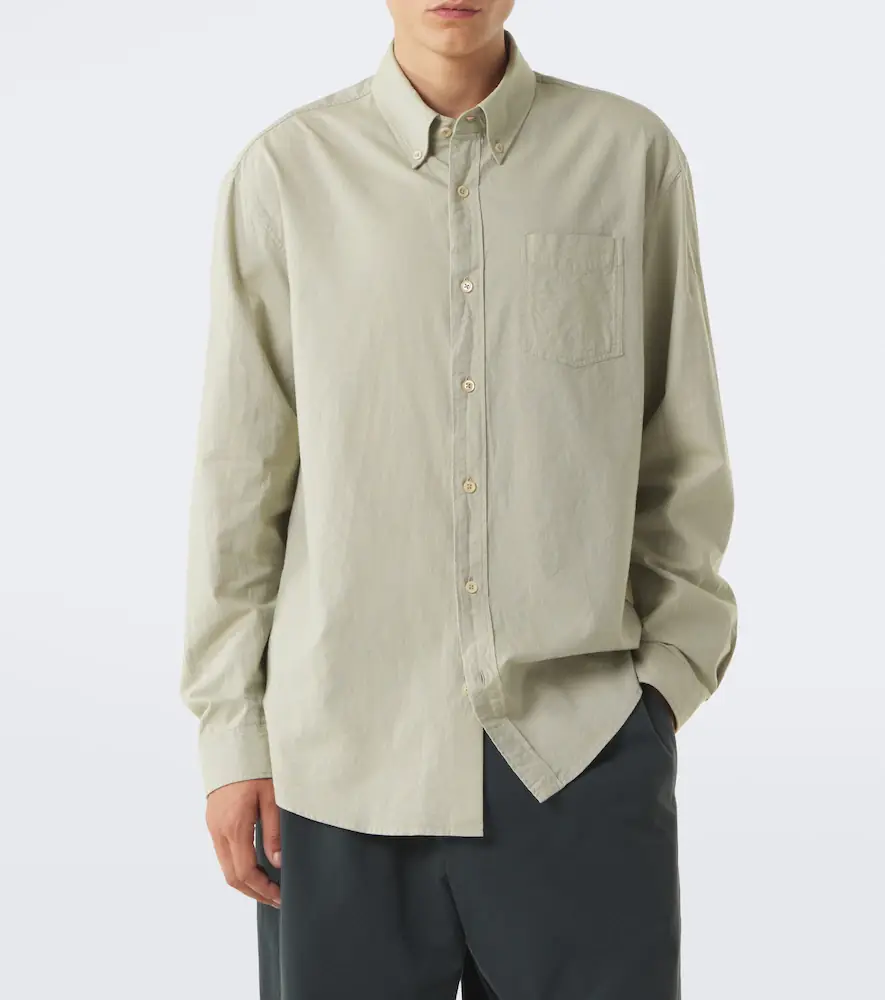 The Row Pompeo cotton chambray shirt | Thumbnail 5 The Row Pompeo cotton chambray shirt | Thumbnail 5