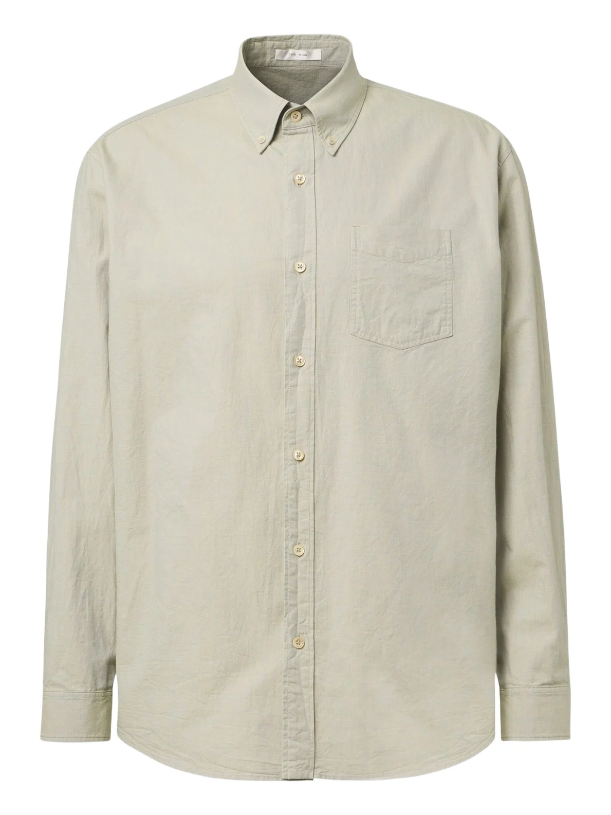 The Row Pompeo cotton chambray shirt