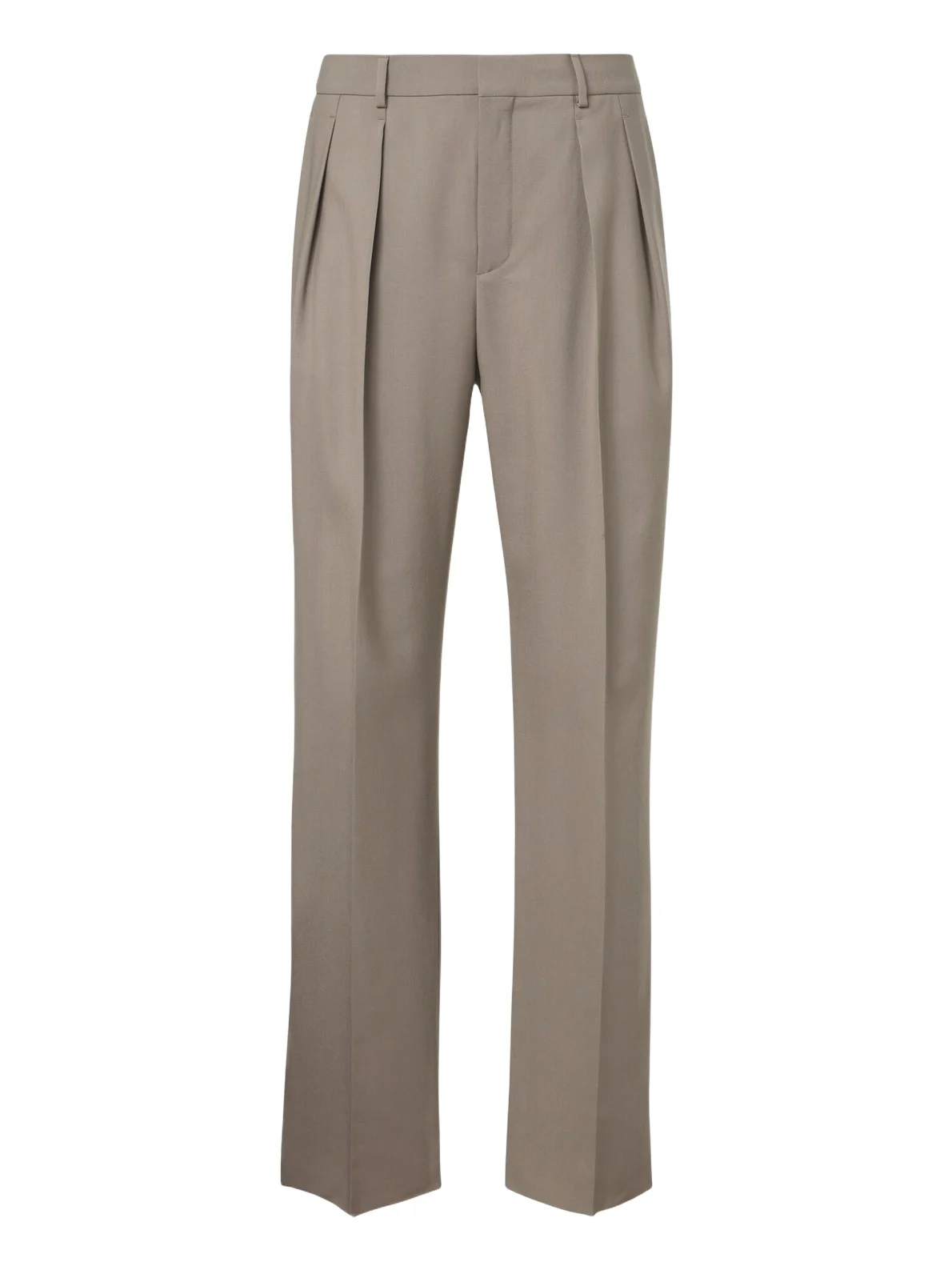 Saint Laurent Pleated wool and mohair straight pants