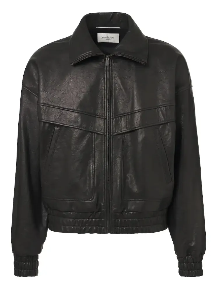 Leather blouson jacket Leather blouson jacket