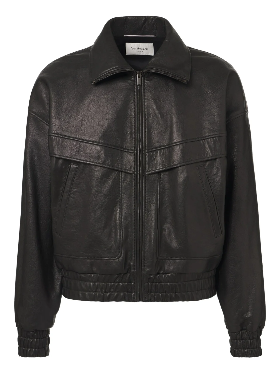 Saint Laurent Leather blouson jacket