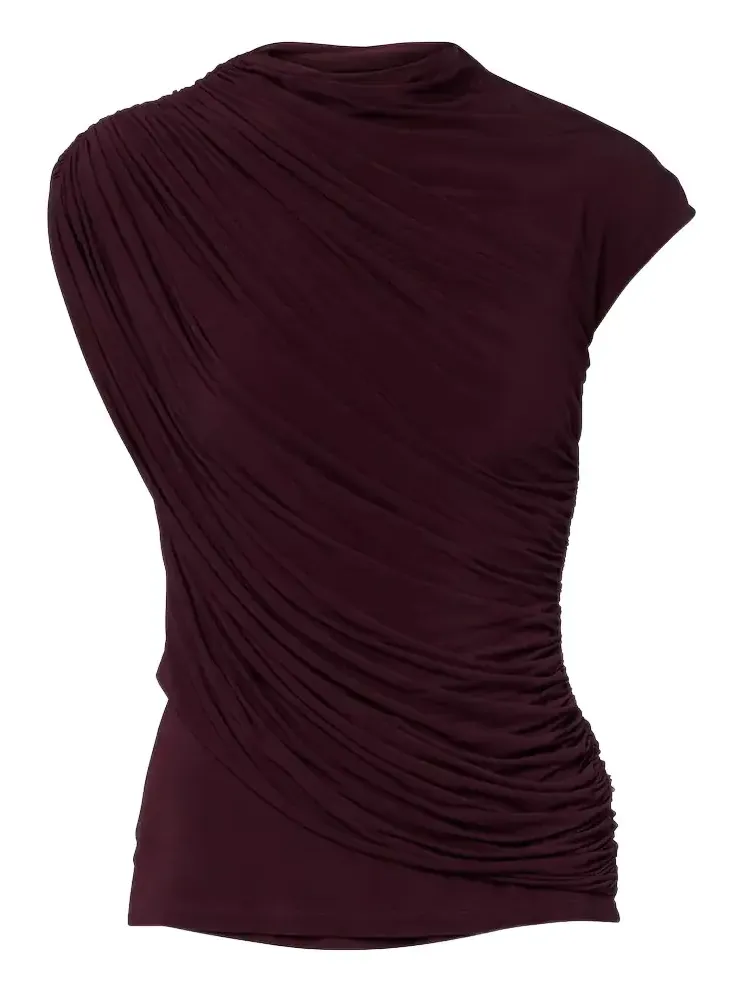 Khari draped jersey top Khari draped jersey top